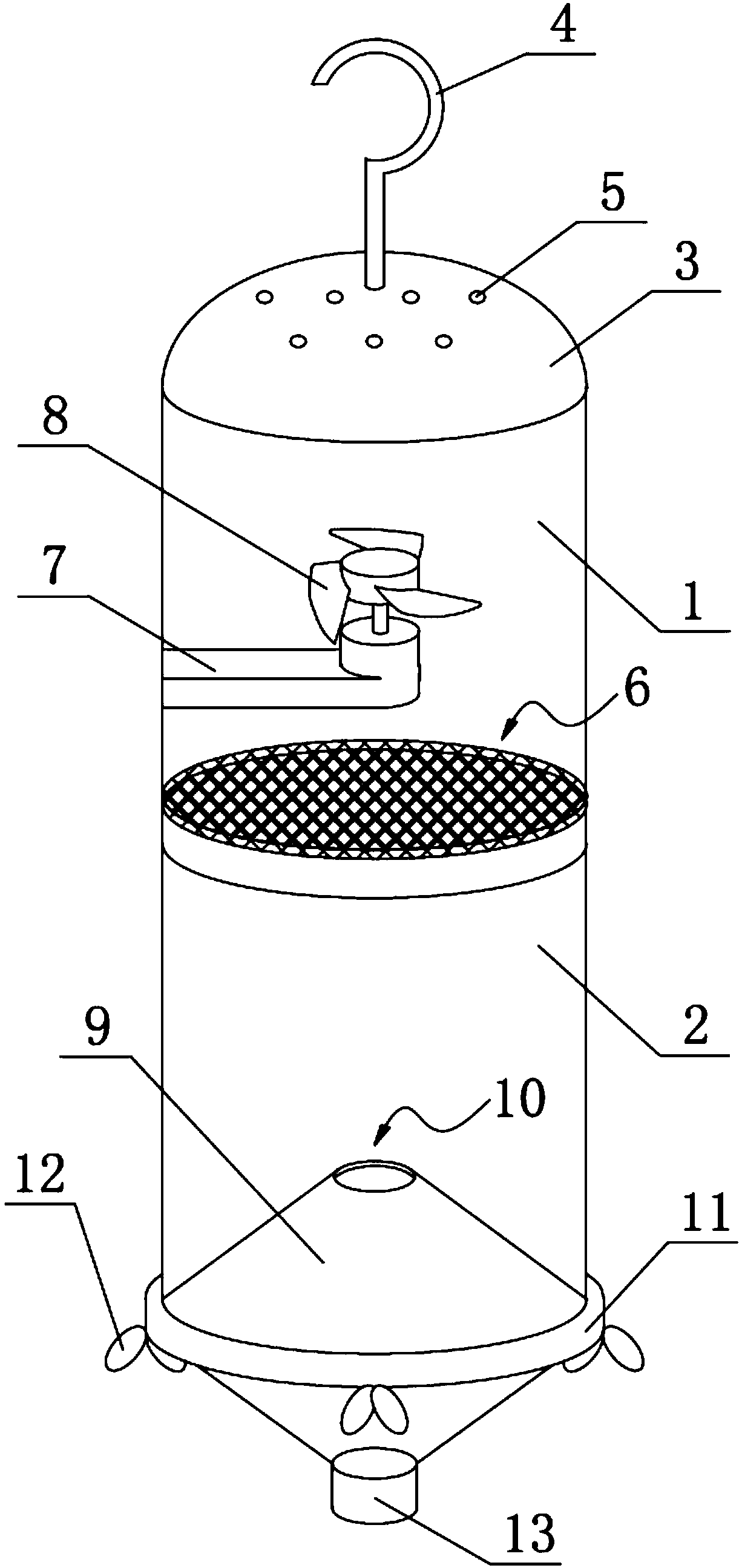 Sitotroga cerealella trap