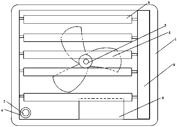 A negative pressure fan with self-cleaning function