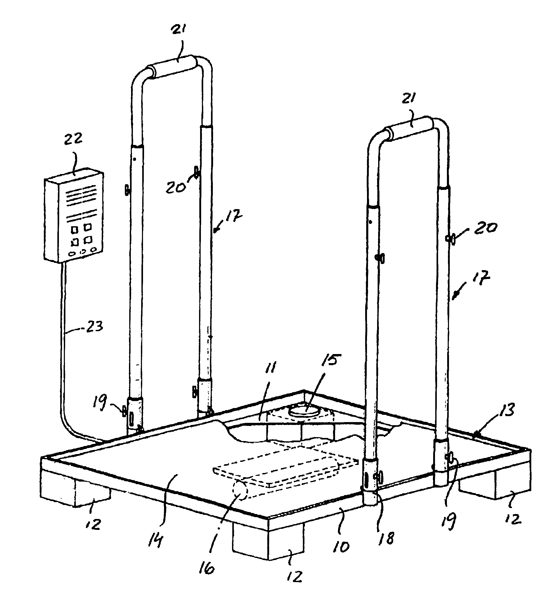 Device for vibratory stimulation on the human body