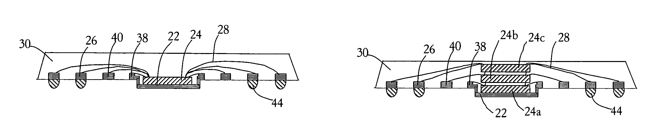 Thin leadless plastic chip carrier