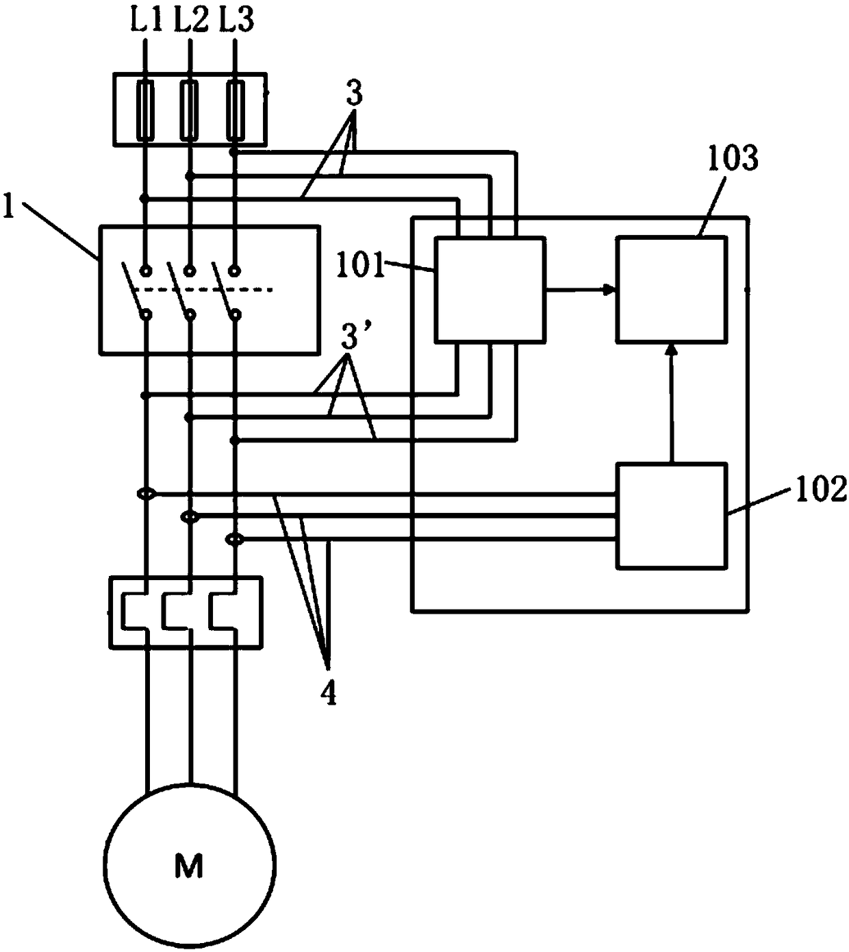 Method for calculating residual life of contact of switching electric appliance, detection device and contactor