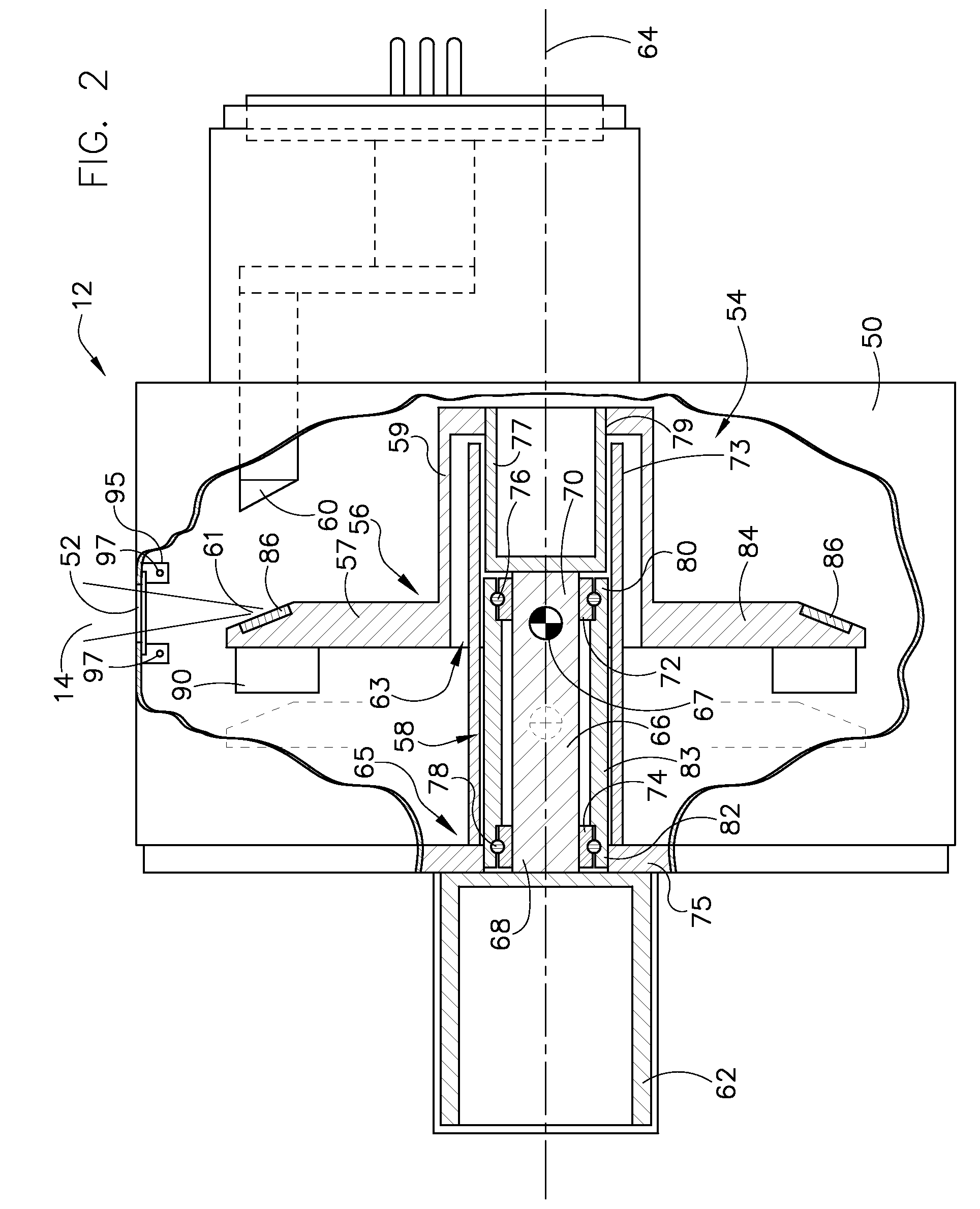 Apparatus for reducing KV-dependent artifacts in an imaging system and method of making same