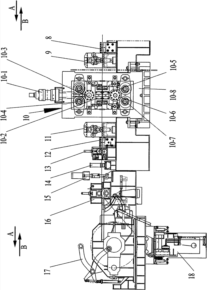 Reversible cold-rolling equipment and production method thereof