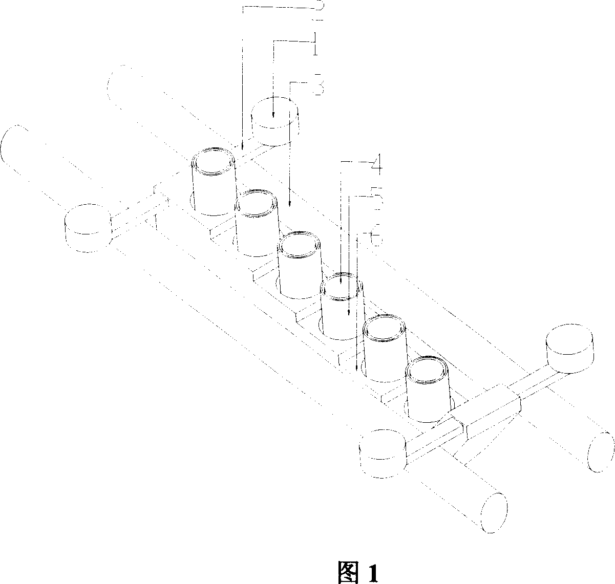 Long term monitoring sensor for steel bar corrosion in steel concrete member