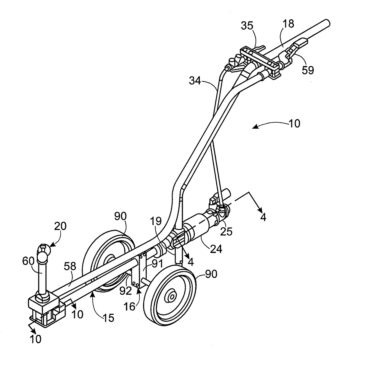 Vessel spray cleaning device