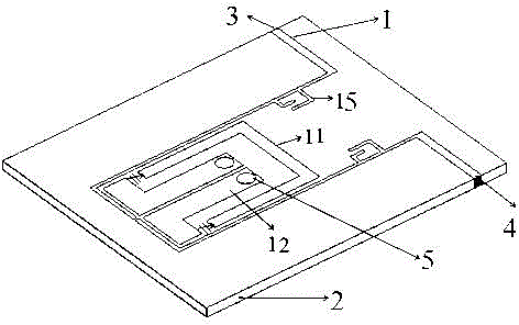 Broad-stopband electrically-tunable dual-frequency band-pass filter