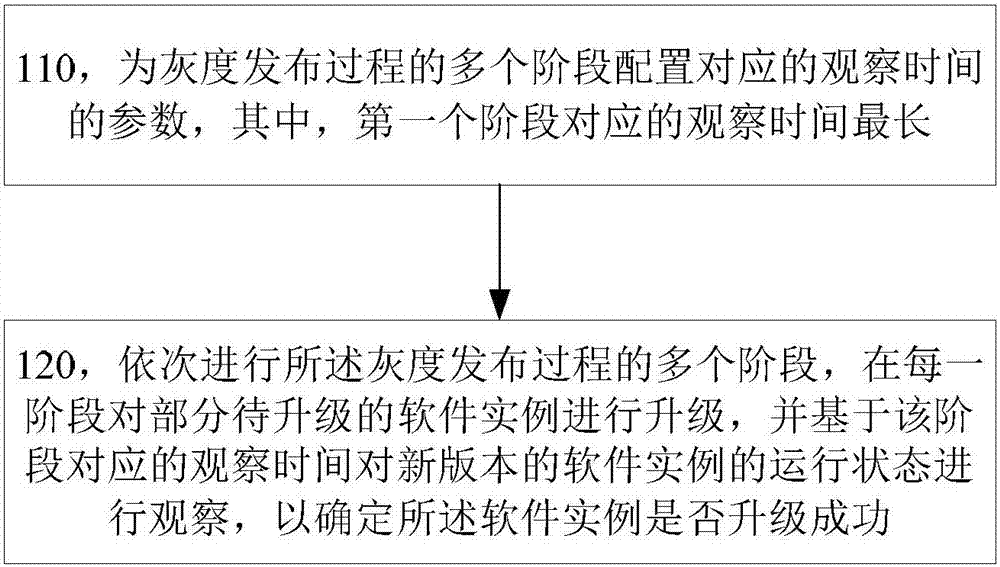 Method and system for gray level release of software upgrade