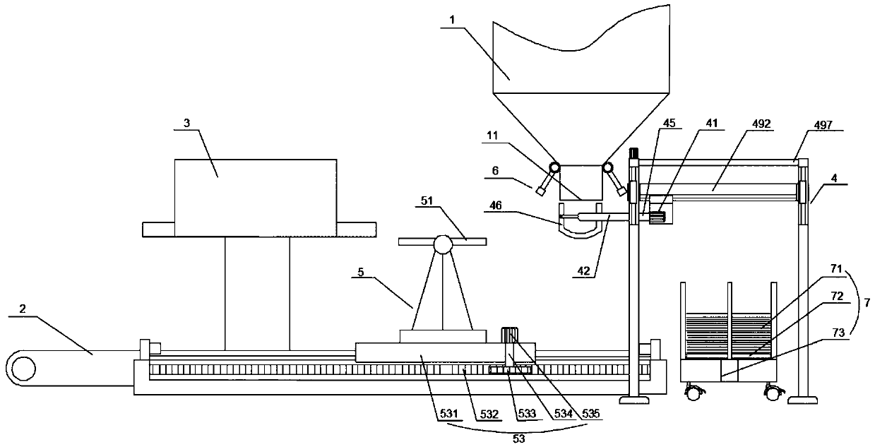 Putty powder production packaging system