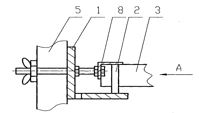 Demountable lower wind-guiding apparatus suitable for high wind speed quick freezing apparatus