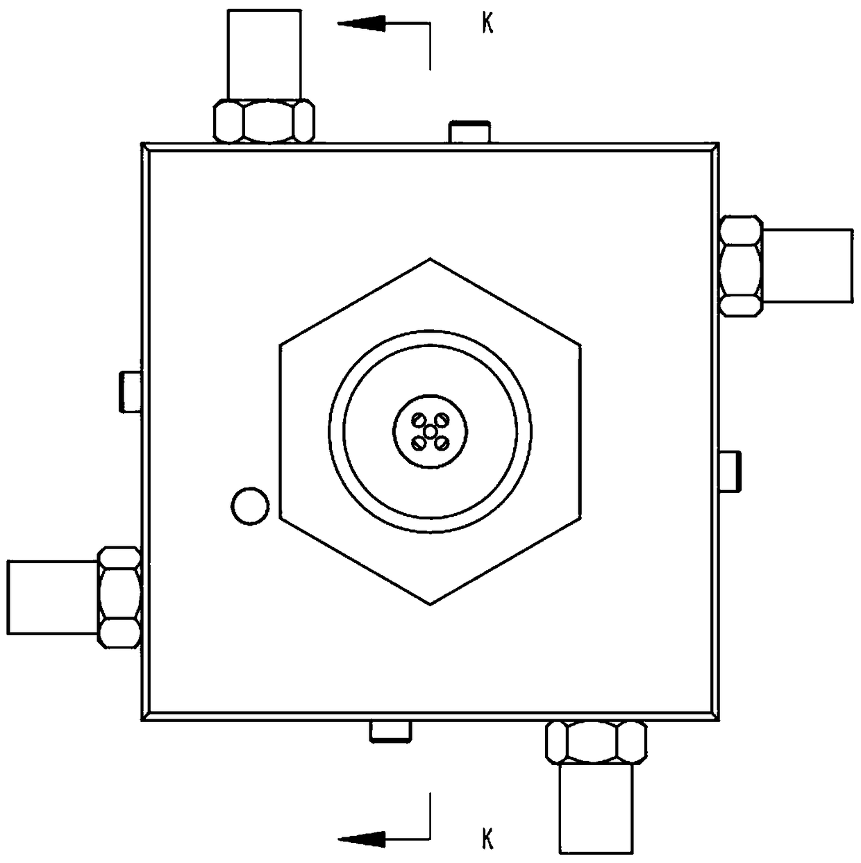 Rapid mixing tubular flame burner with axial jet