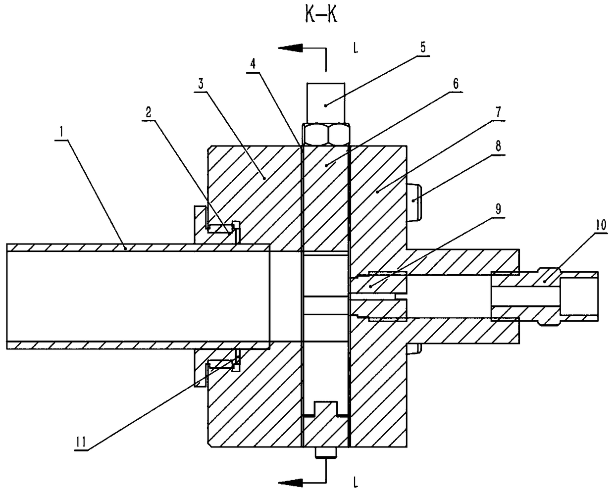 Rapid mixing tubular flame burner with axial jet