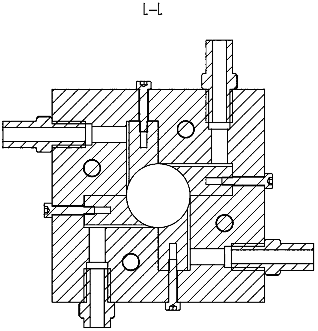 Rapid mixing tubular flame burner with axial jet