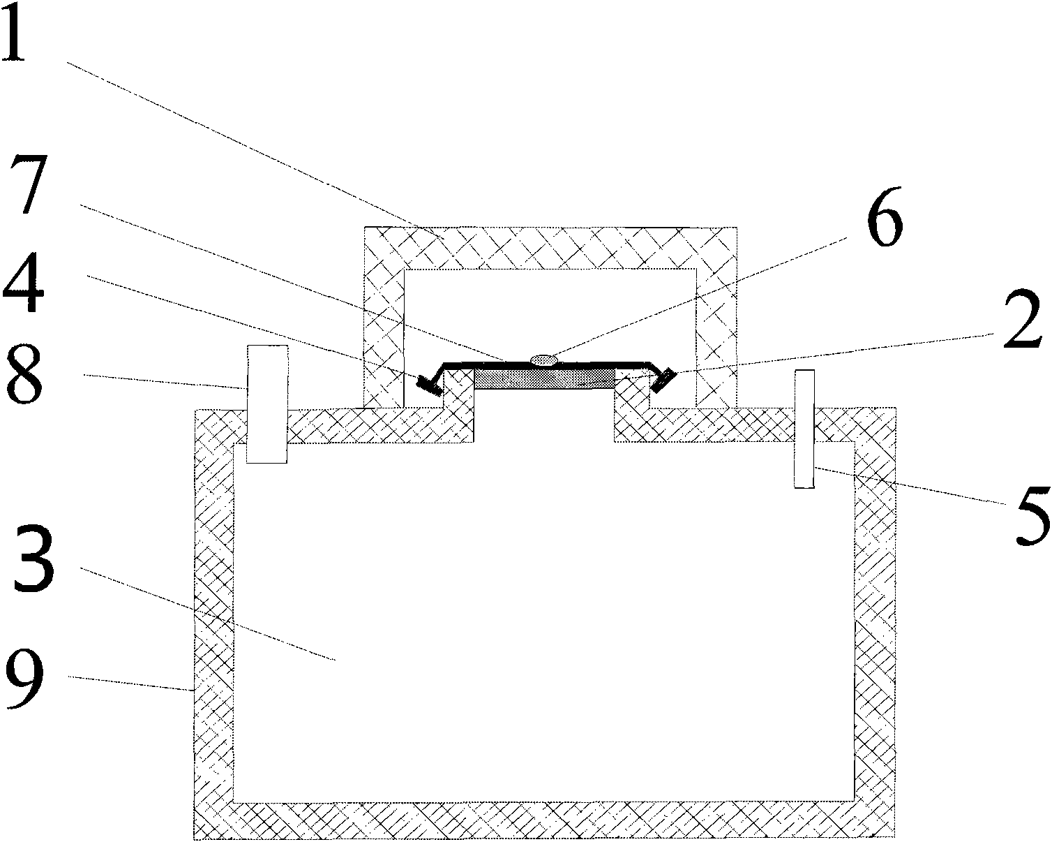 Device and method for testing fabric contact coldness