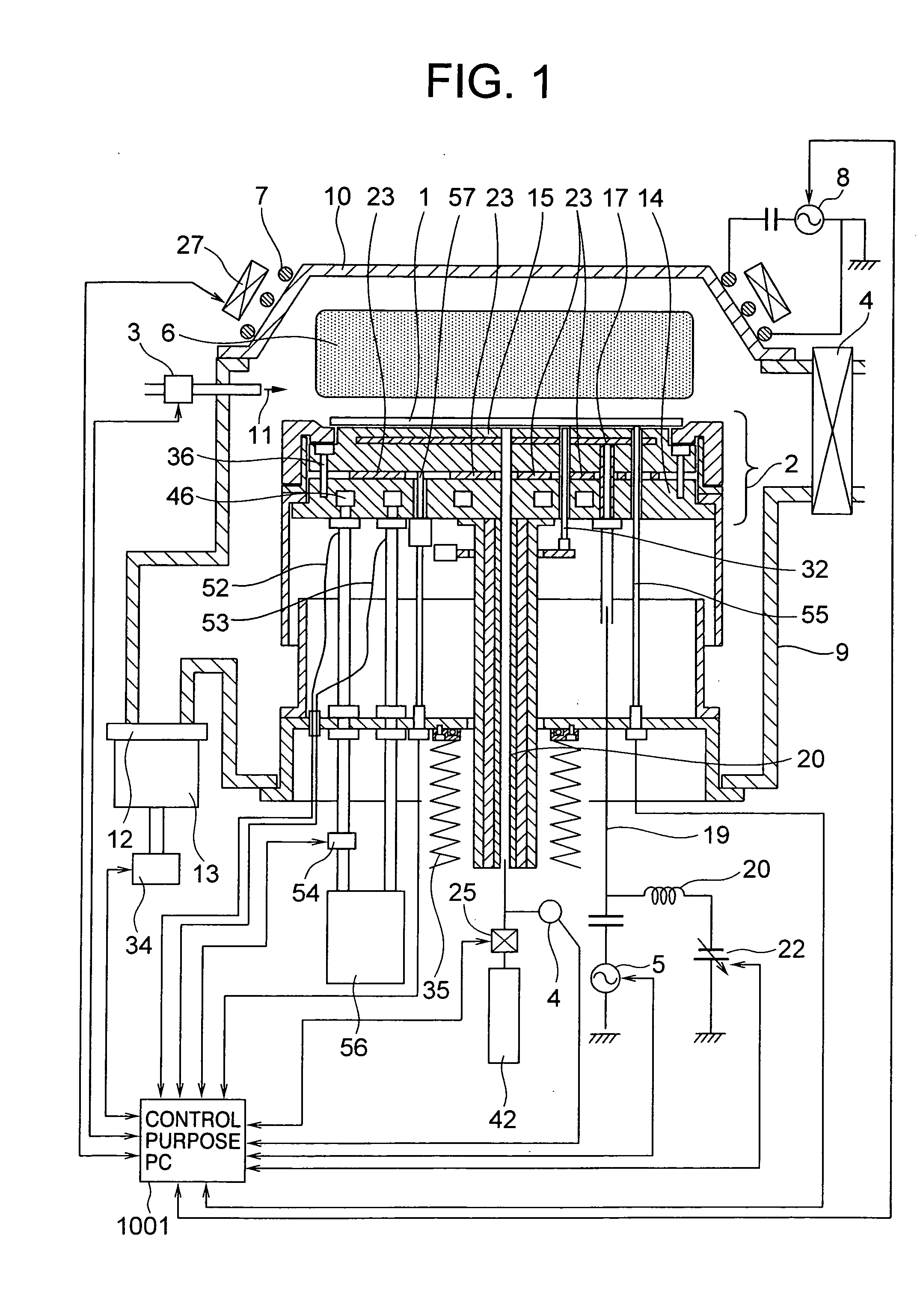 Wafer processing apparatus capable of controlling wafer temperature