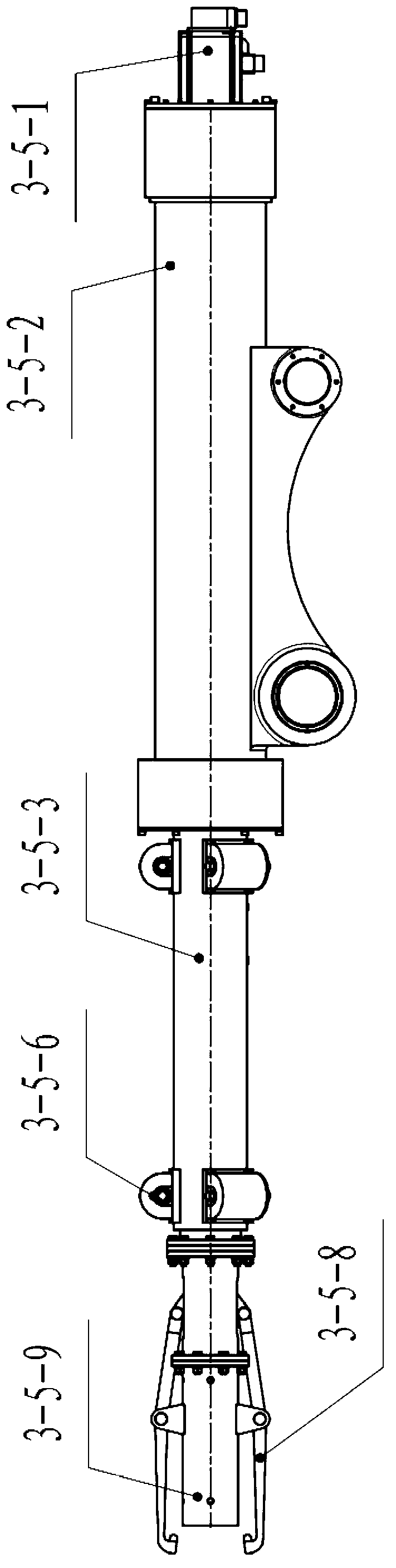 Automatic robot hearth opening and blocking device