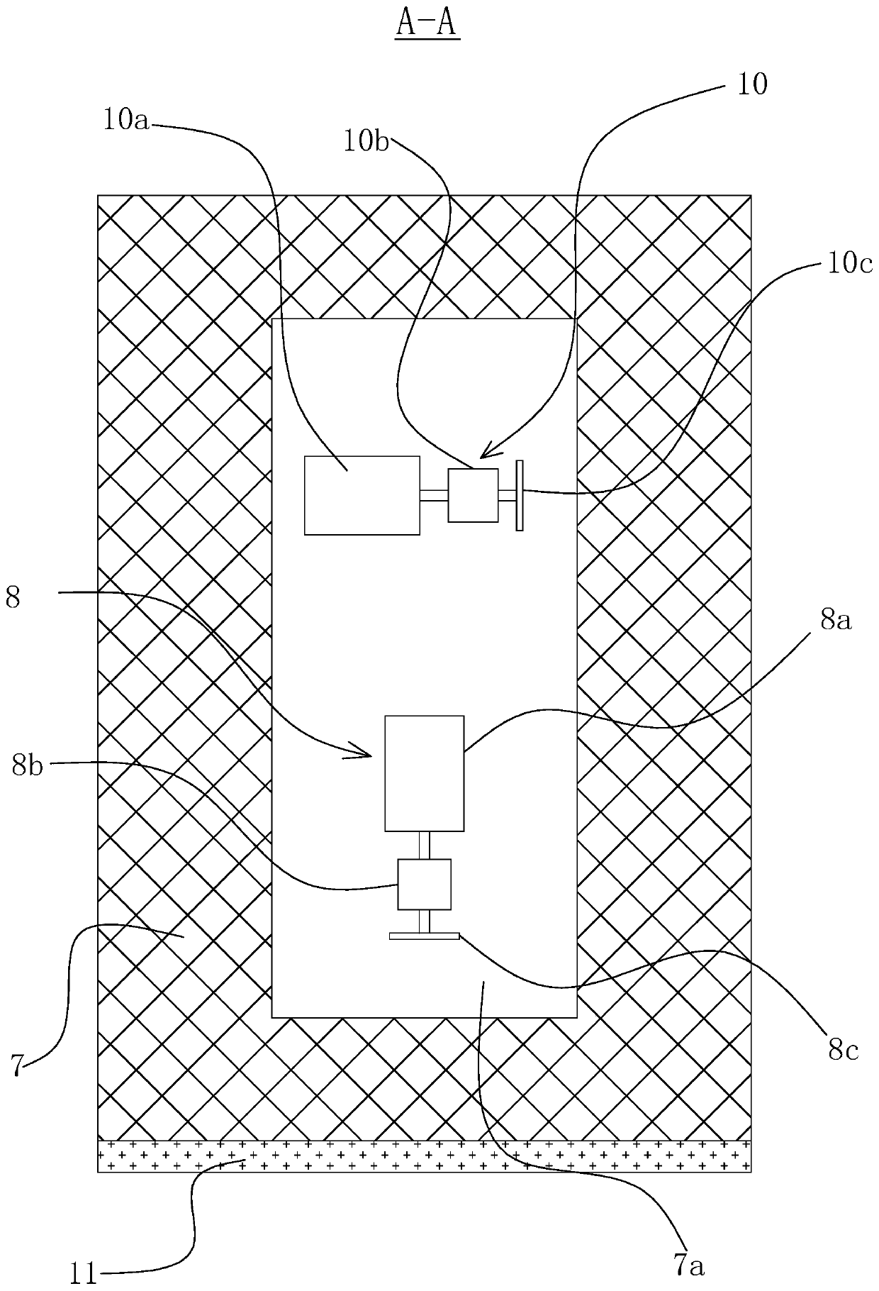 A support structure for a trawl jib