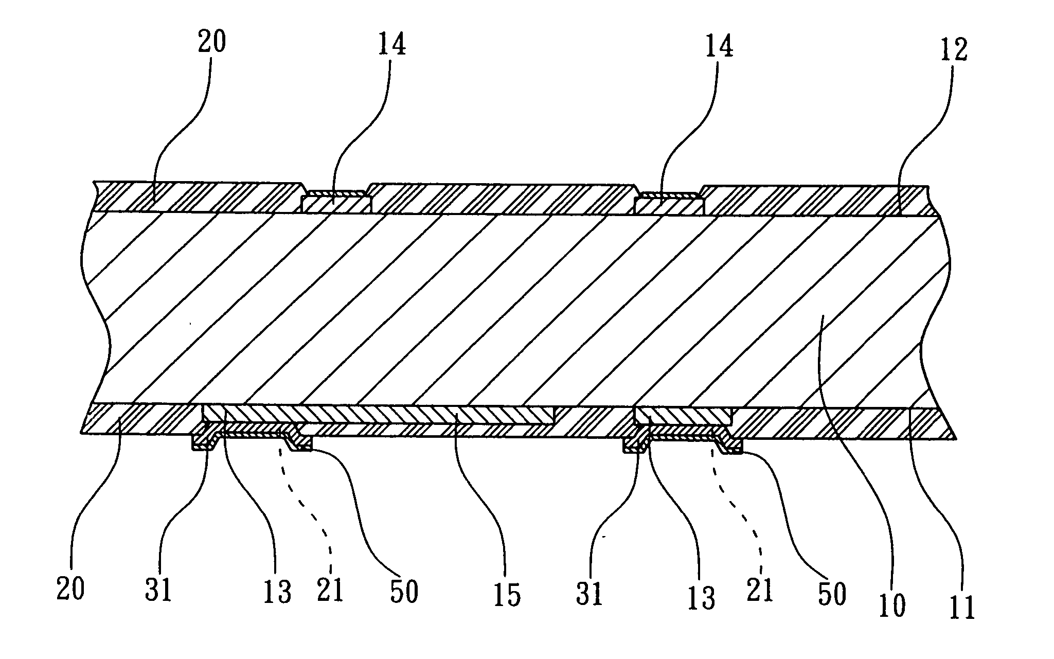 Method for forming ball pads of BGA substrate