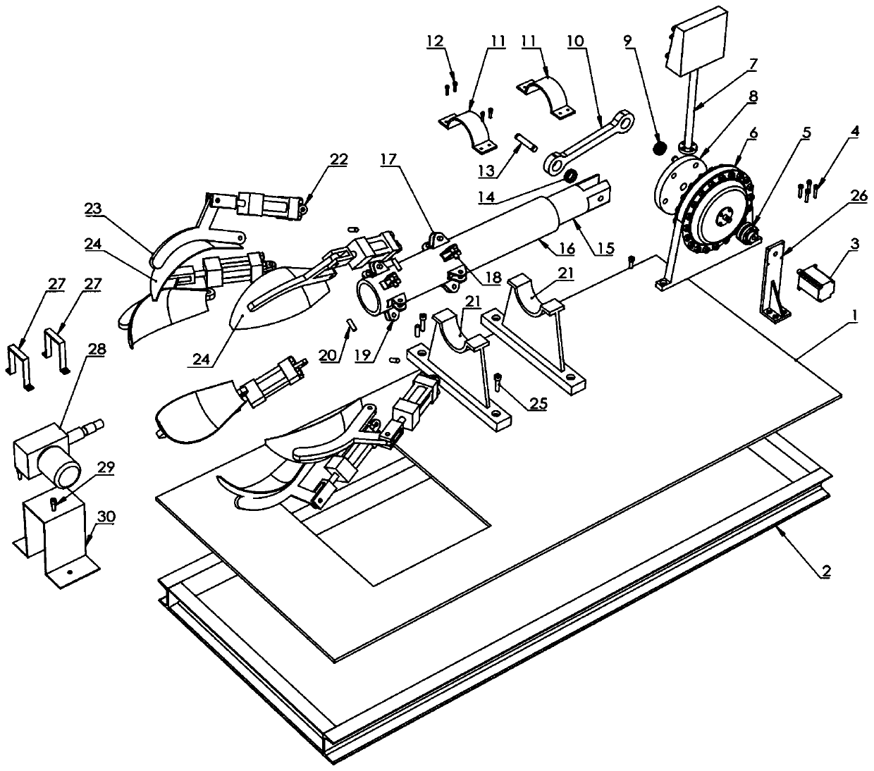 Piston type medium-frequency air pressure sensor detection device