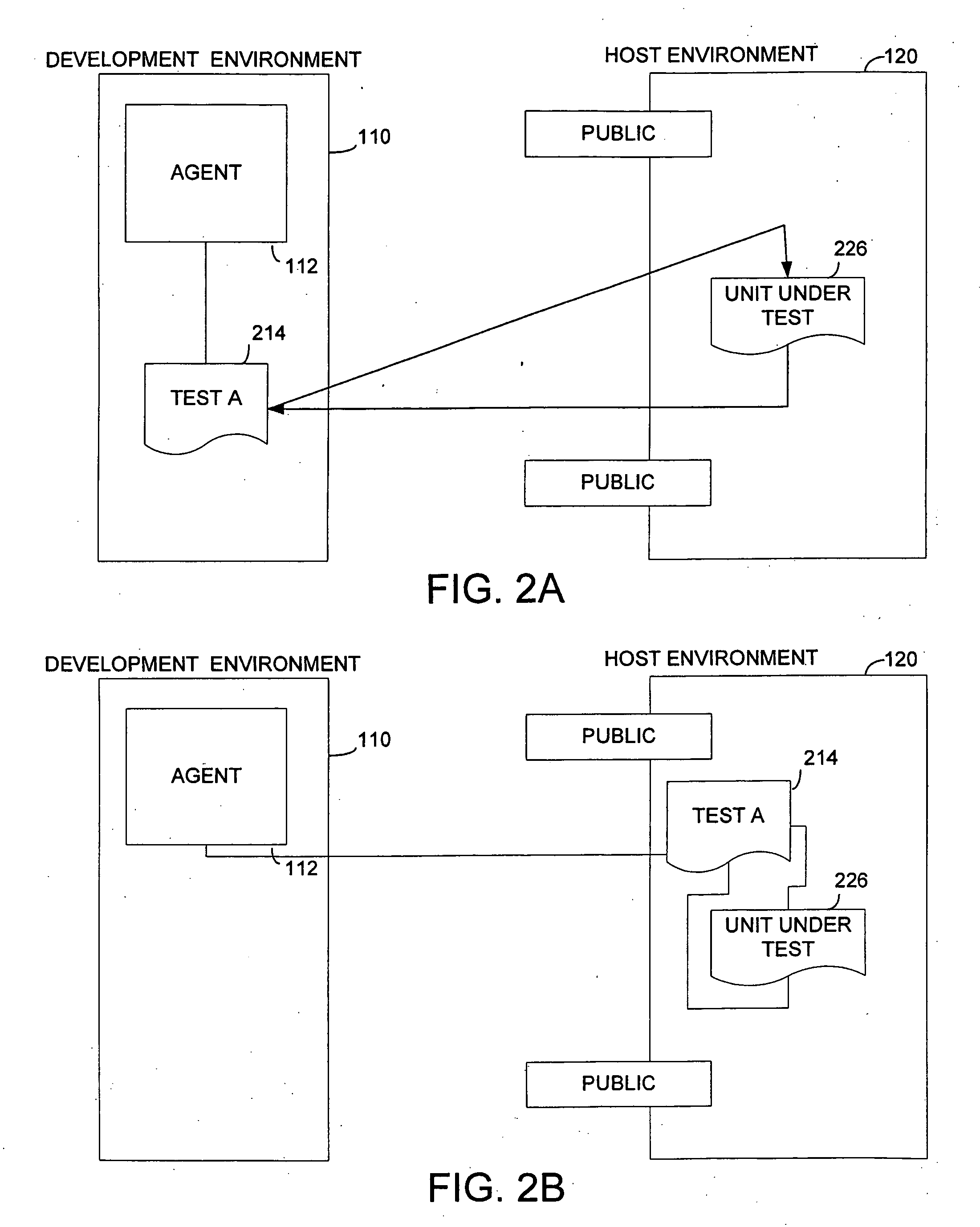 Method and apparatus for executing unit tests in application host environment