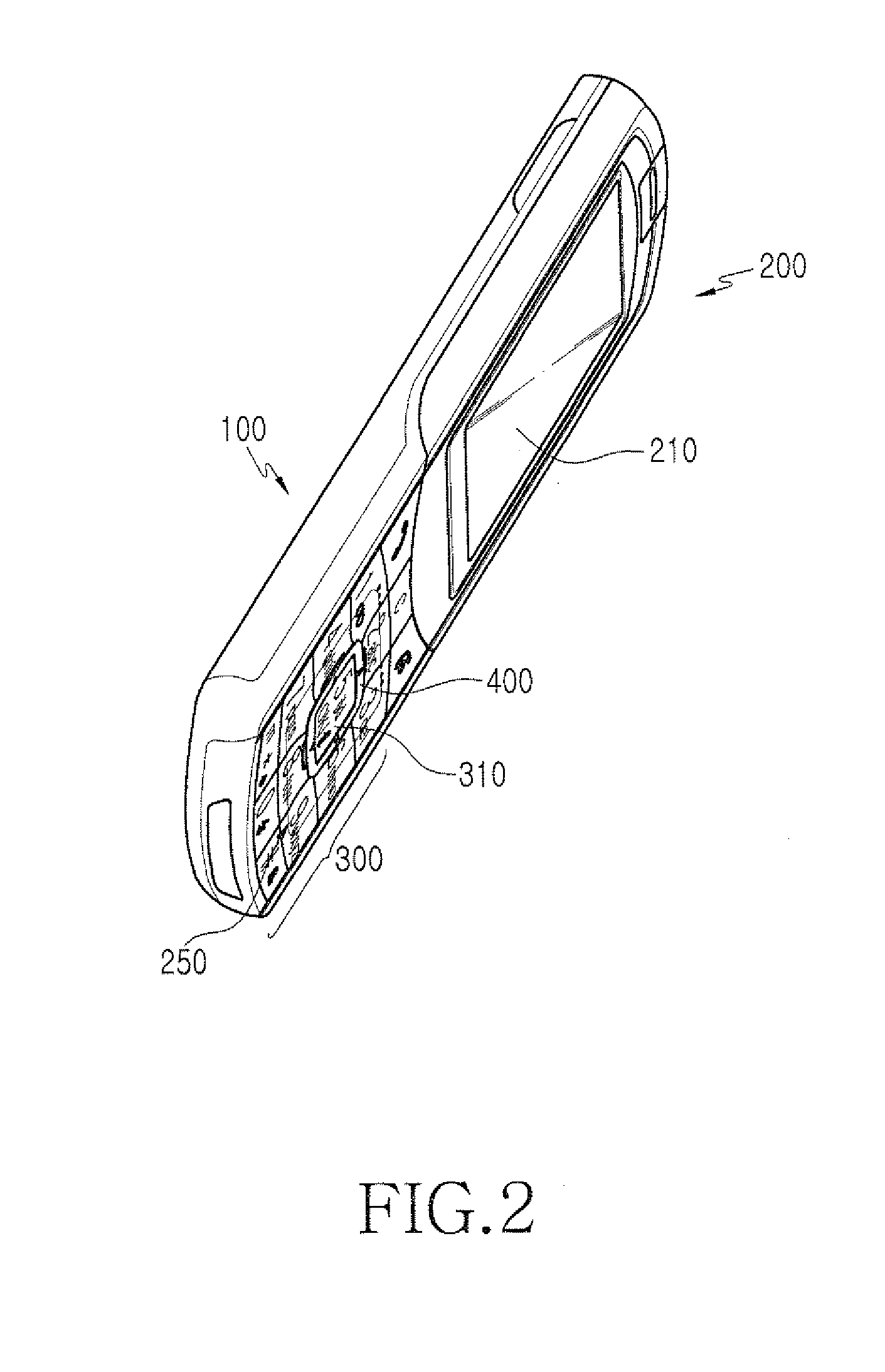 Keypad for mobile phone