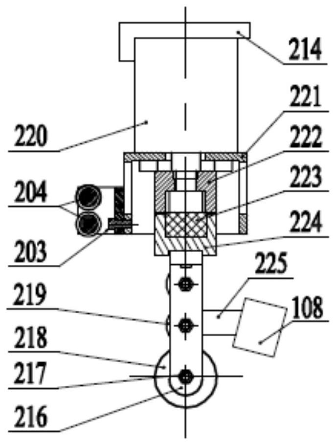 Laser hot pressing lay-up forming device for thermoplastic composite material sheet