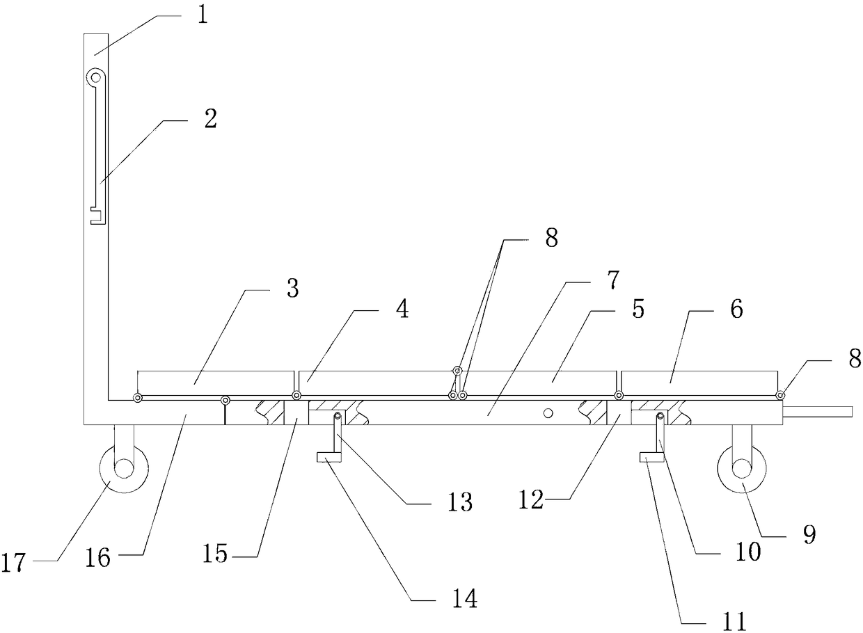 Foldable transport trolley