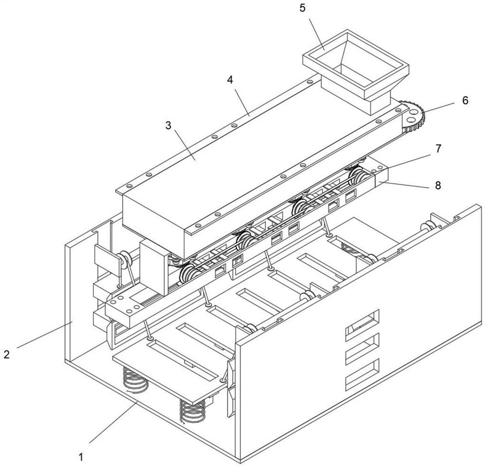 Garbage crushing and drying device suitable for garbage incineration power generation project