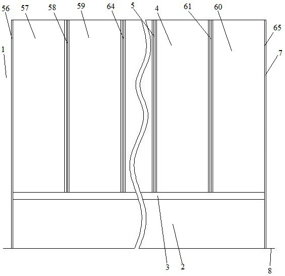 Prefabricated assembly type decoration surface of house inner wall surface