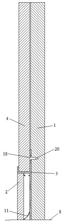 Prefabricated assembly type decoration surface of house inner wall surface