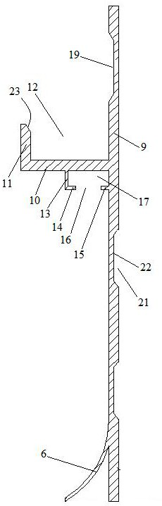 Prefabricated assembly type decoration surface of house inner wall surface