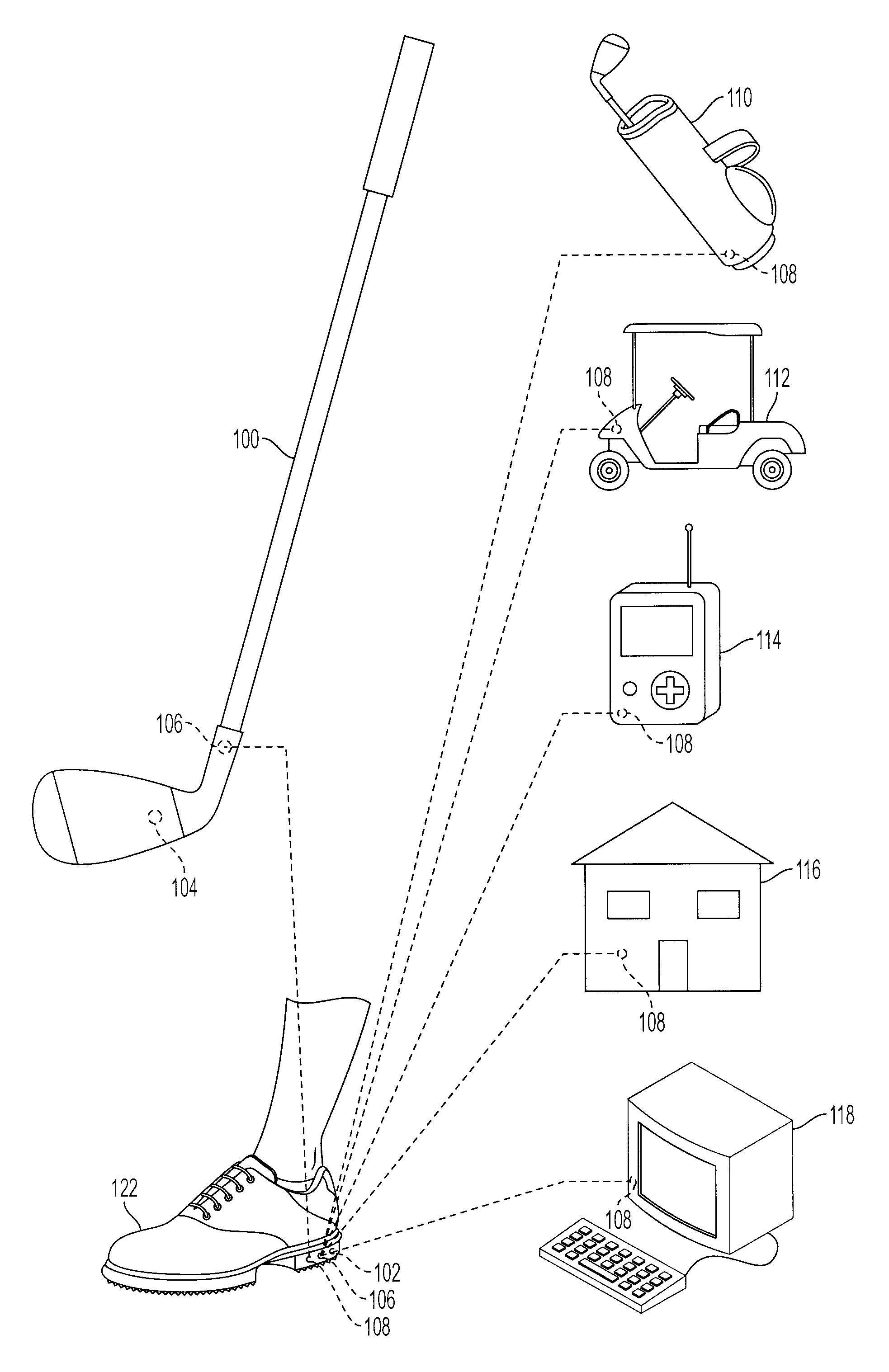 System and method for tracking one or more rounds of golf