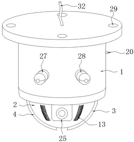 A fire monitoring camera with smoke alarm function