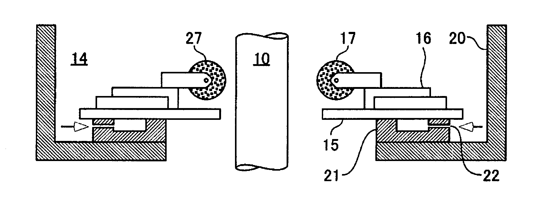 Glass base material elongating method and glass base material elongating apparatus