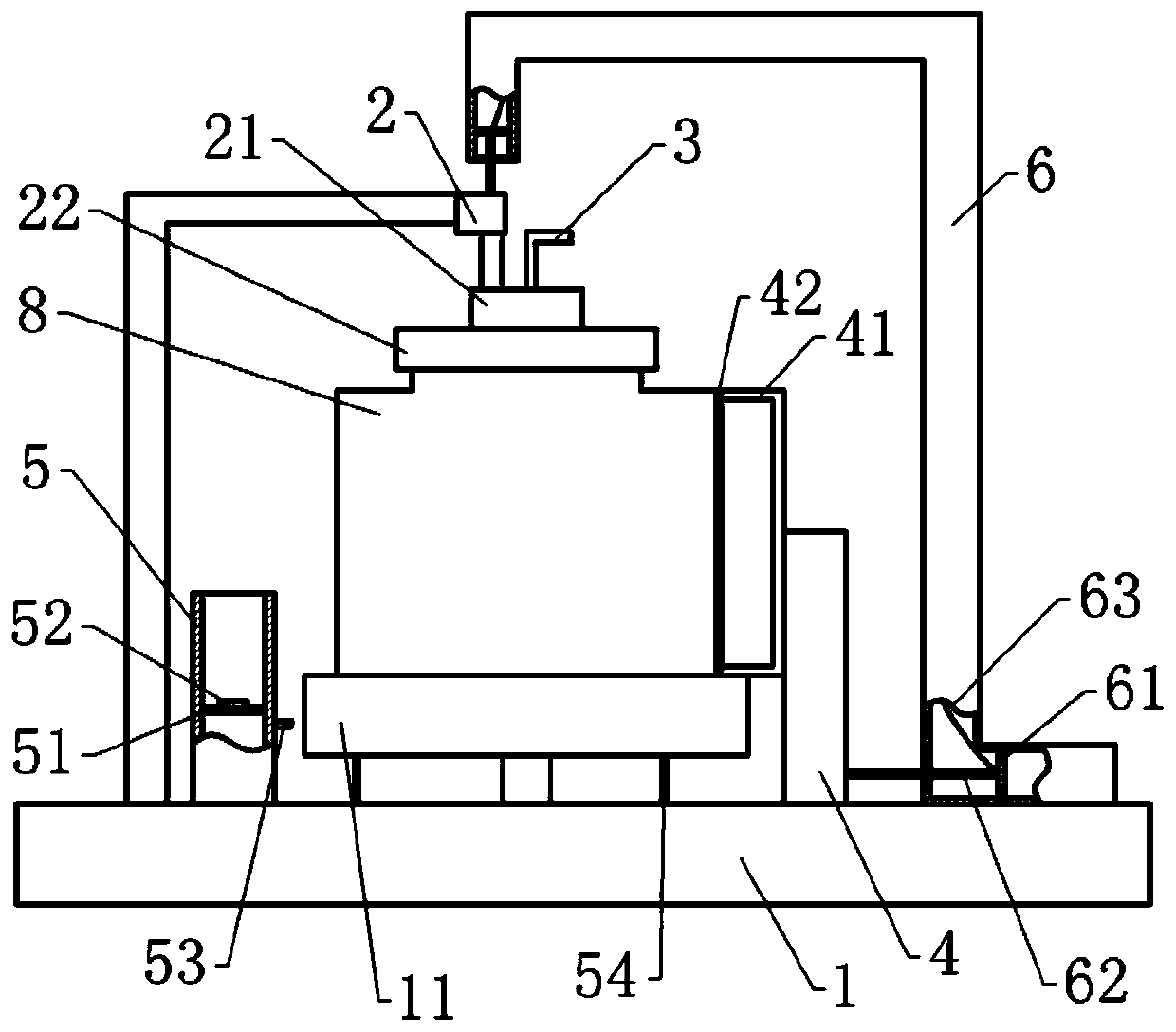 Pressure intensity experiment instrument detection equipment