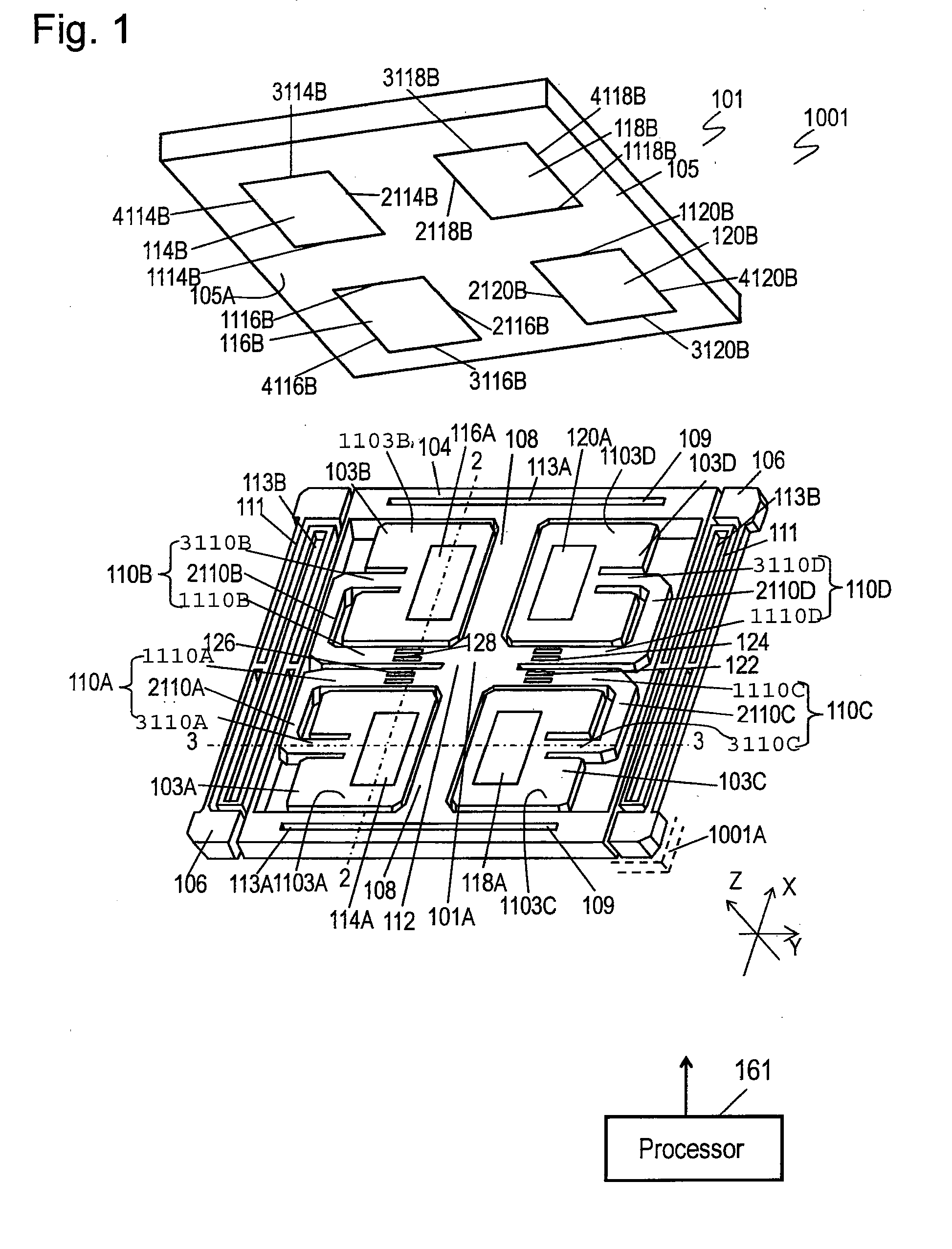 Inertia force sensor