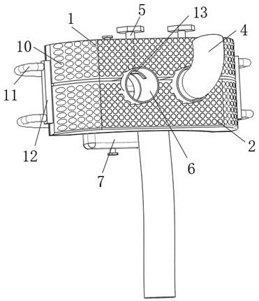 Breathing endoscopy auxiliary device