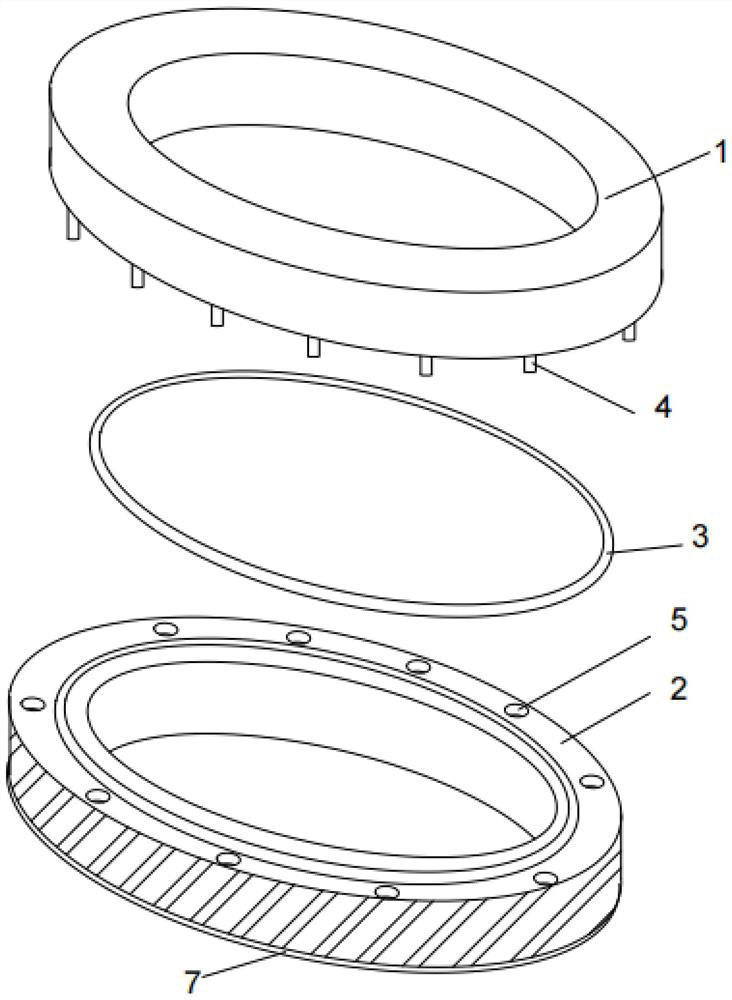 High-elasticity rubber ring convenient for secondary forming