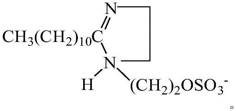 Imidazoline quaternary ammonium salt compound and preparation method therefor