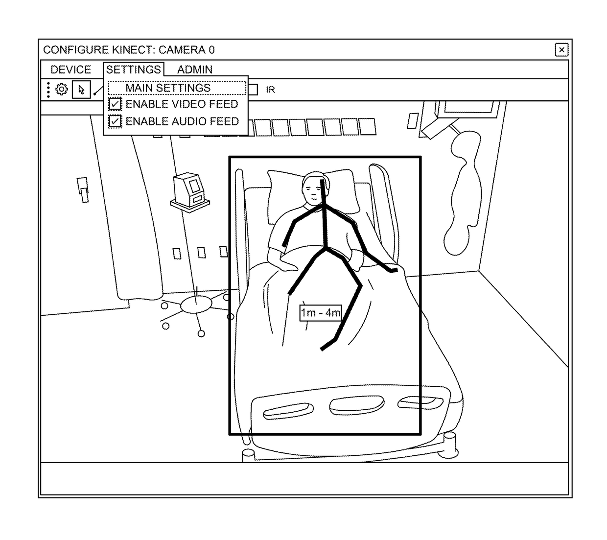 Method for determining whether an individual leaves a prescribed virtual perimeter