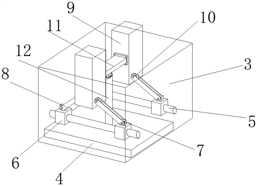 Pneumatic lifting device used for hanging basket