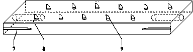 Device for measuring shredding width accurately and using method thereof