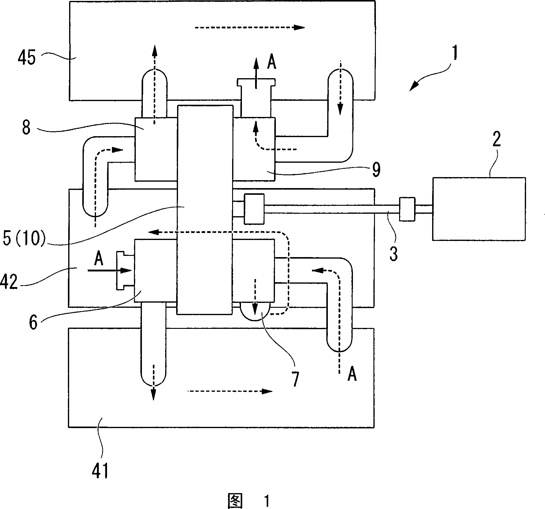 Tension bolt for compressor