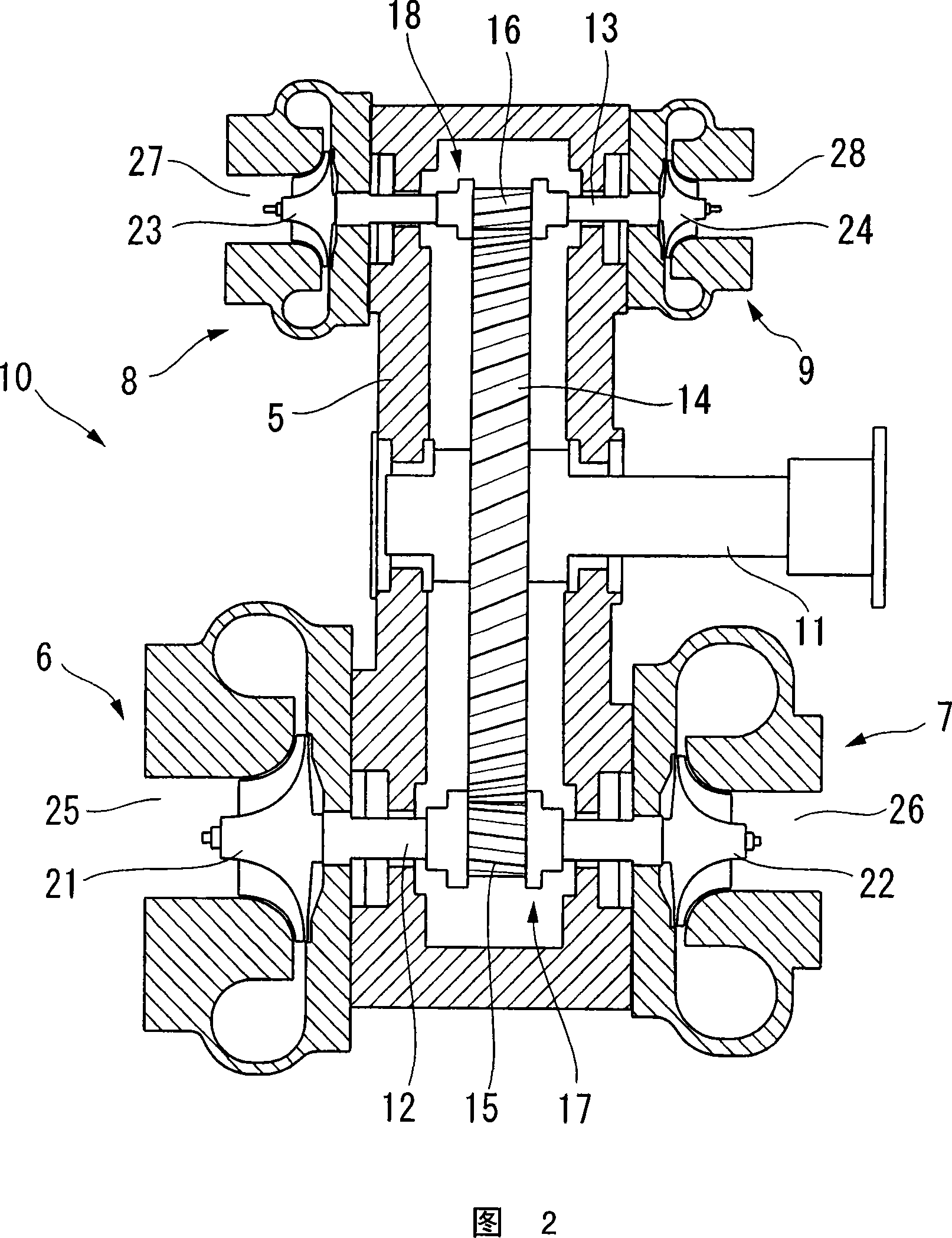 Tension bolt for compressor