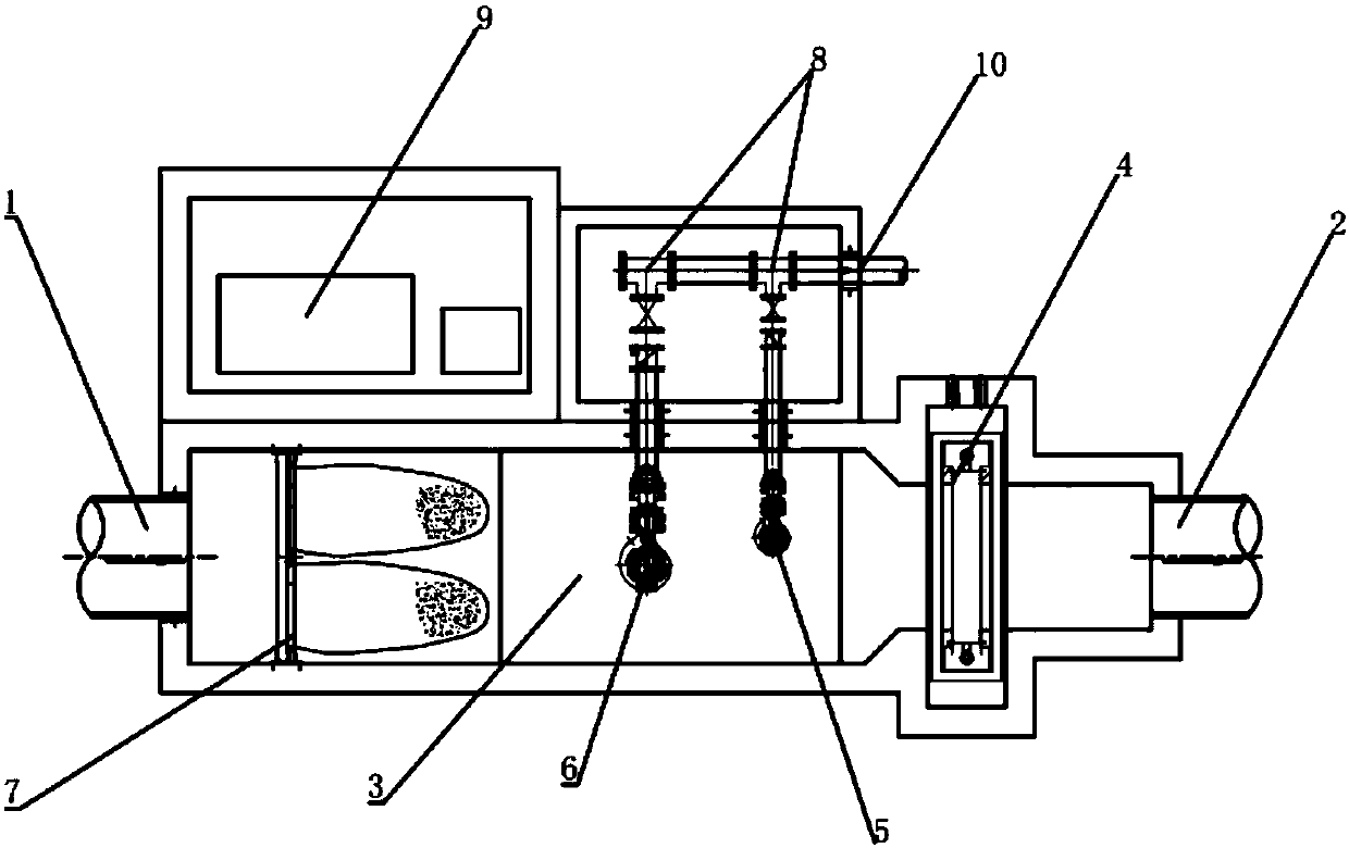 Water draining system with hydraulic downwards-open check gate and pump draining function and water draining control method