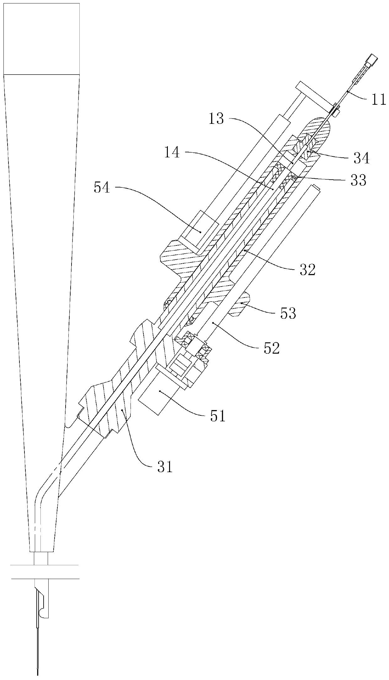 Electrical pulse ablation apparatus for endoscope