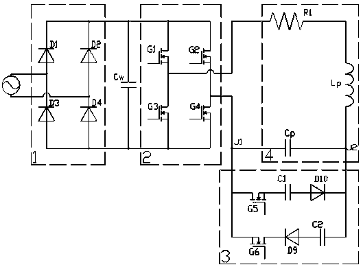 Resonant mode wireless electric energy transmissions system capable of self-tuning impedance and control method