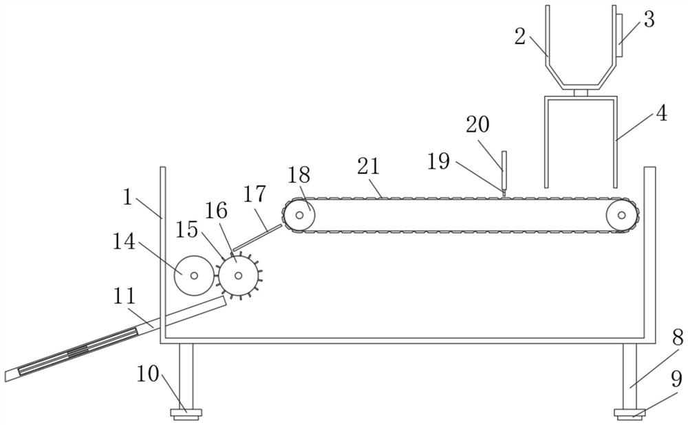 Normal-section slicing machine for red dates in rows