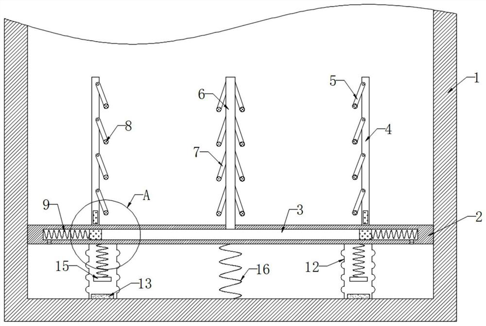 Efficient precipitation reaction tank for sewage treatment