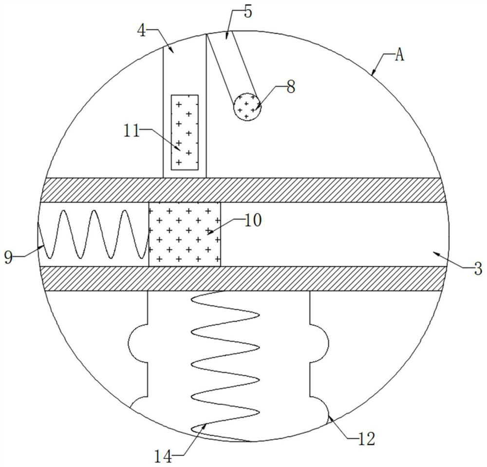 Efficient precipitation reaction tank for sewage treatment