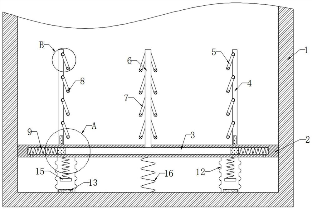 Efficient precipitation reaction tank for sewage treatment